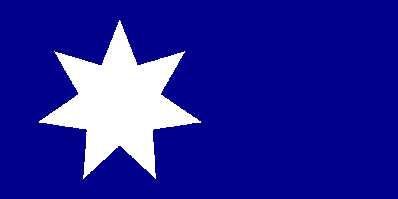 Enlarge The Star Since It s Now The Only Device On The Flag Place It 